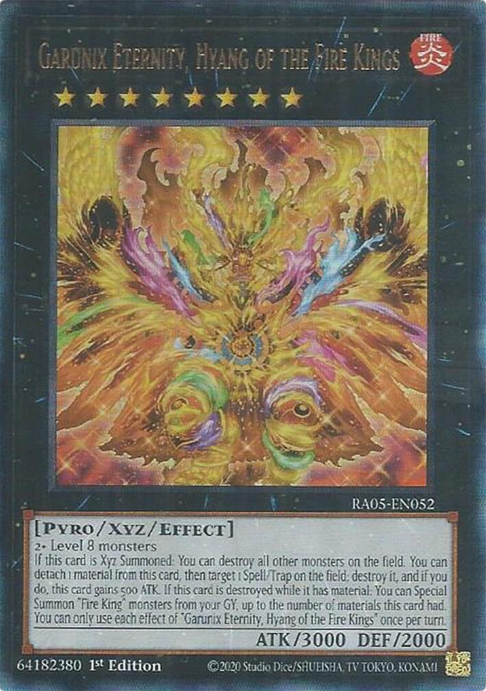 Garunix Eternity, Hyang of the Fire Kings (Ultimate Rare) [RA05-EN052] Ultimate Rare | Exor Games Bridgewater