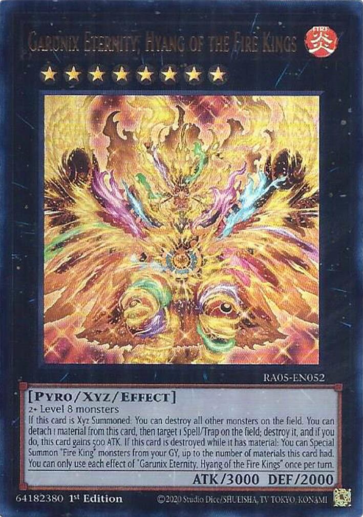 Garunix Eternity, Hyang of the Fire Kings (Ultra Rare) [RA05-EN052] Ultra Rare | Exor Games Bridgewater