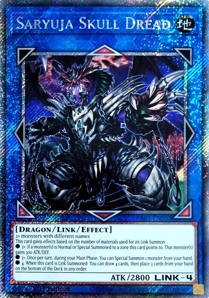 Saryuja Skull Dread (Platinum Secret Rare) [RA05-EN053] Platinum Secret Rare | Exor Games Bridgewater