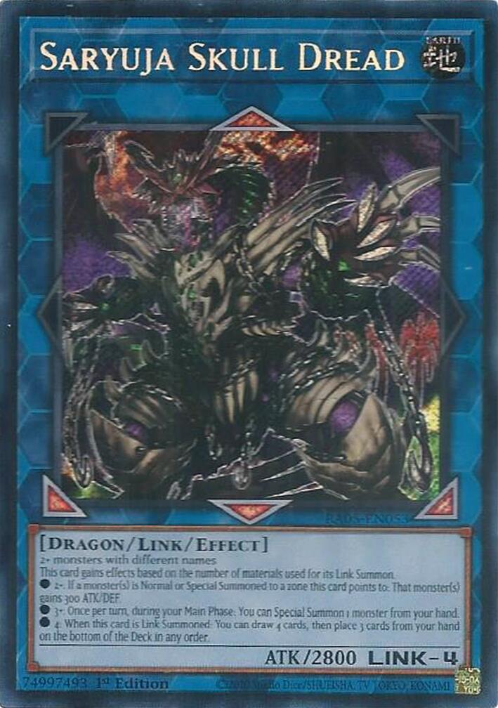 Saryuja Skull Dread (Secret Rare) [RA05-EN053] Secret Rare | Exor Games Bridgewater
