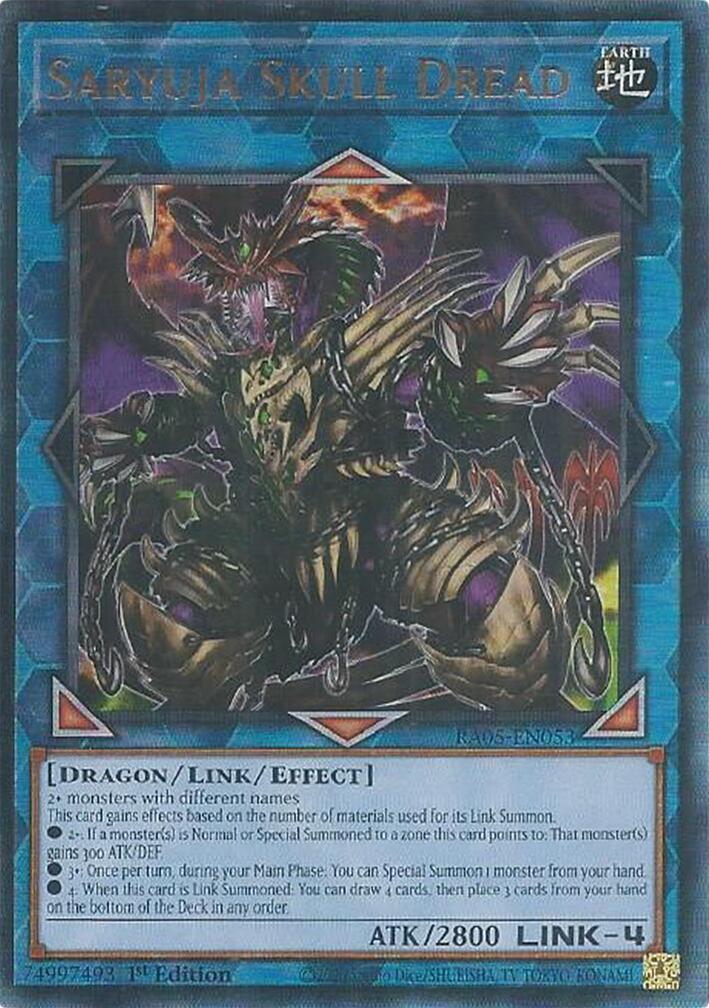 Saryuja Skull Dread (Ultimate Rare) [RA05-EN053] Ultimate Rare | Exor Games Bridgewater