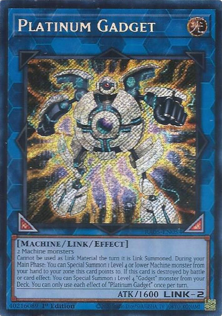 Platinum Gadget (Secret Rare) [RA05-EN054] Secret Rare | Exor Games Bridgewater