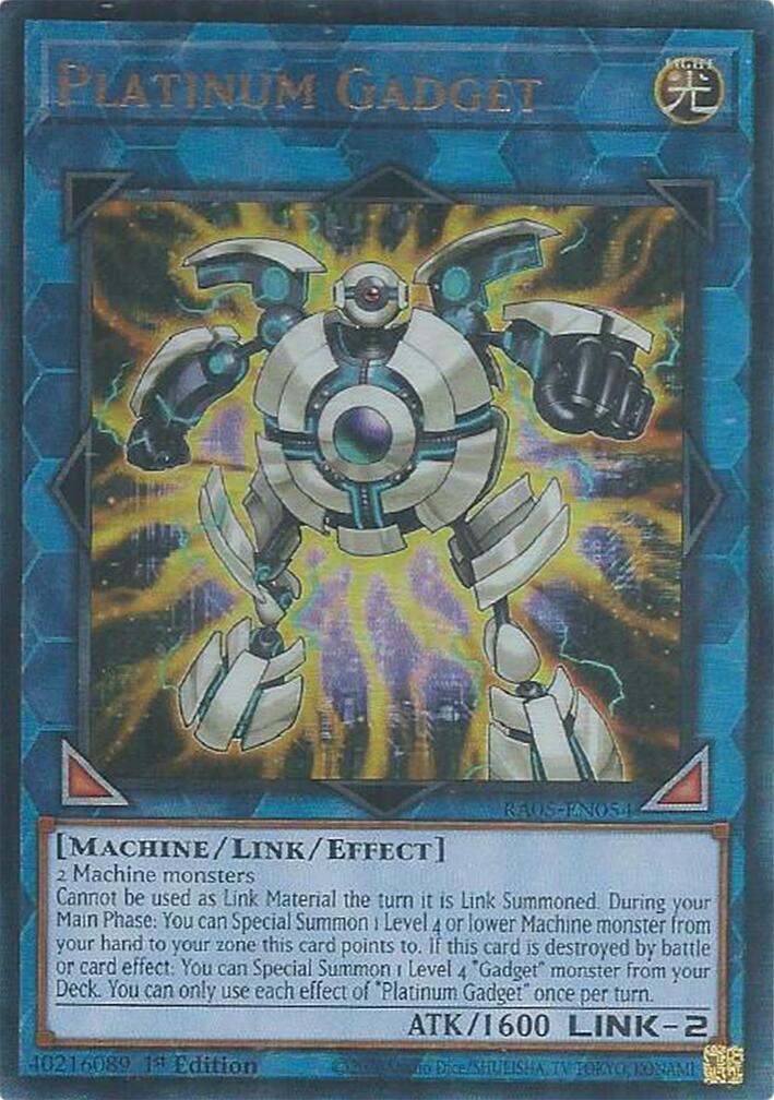 Platinum Gadget (Ultimate Rare) [RA05-EN054] Ultimate Rare | Exor Games Bridgewater