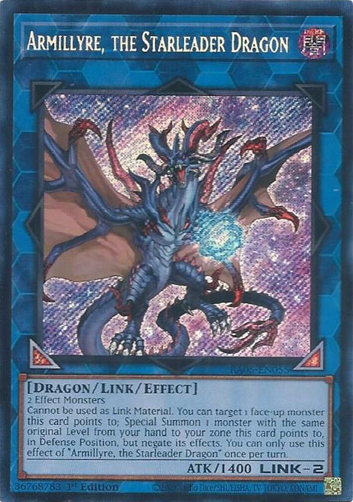 Armillyre, the Starleader Dragon (Secret Rare) [RA05-EN055] Secret Rare | Exor Games Bridgewater