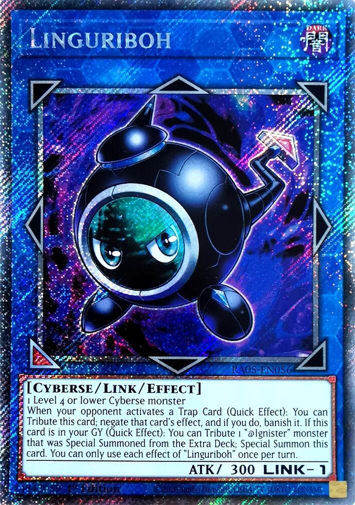 Linguriboh (Platinum Secret Rare) [RA05-EN056] Platinum Secret Rare | Exor Games Bridgewater