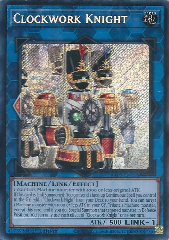 Clockwork Knight (Secret Rare) [RA05-EN058] Secret Rare | Exor Games Bridgewater