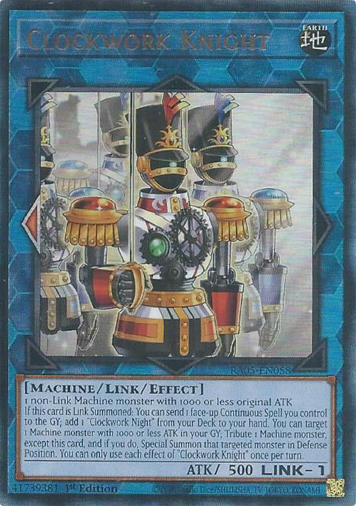 Clockwork Knight (Ultimate Rare) [RA05-EN058] Ultimate Rare | Exor Games Bridgewater