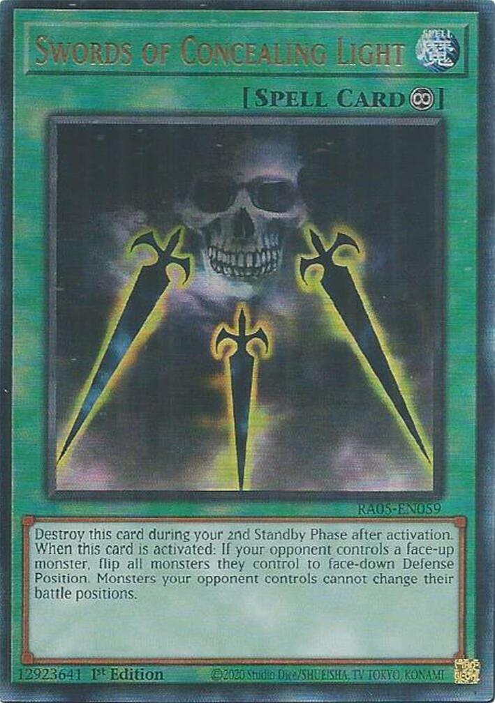 Swords of Concealing Light (Ultimate Rare) [RA05-EN059] Ultimate Rare | Exor Games Bridgewater