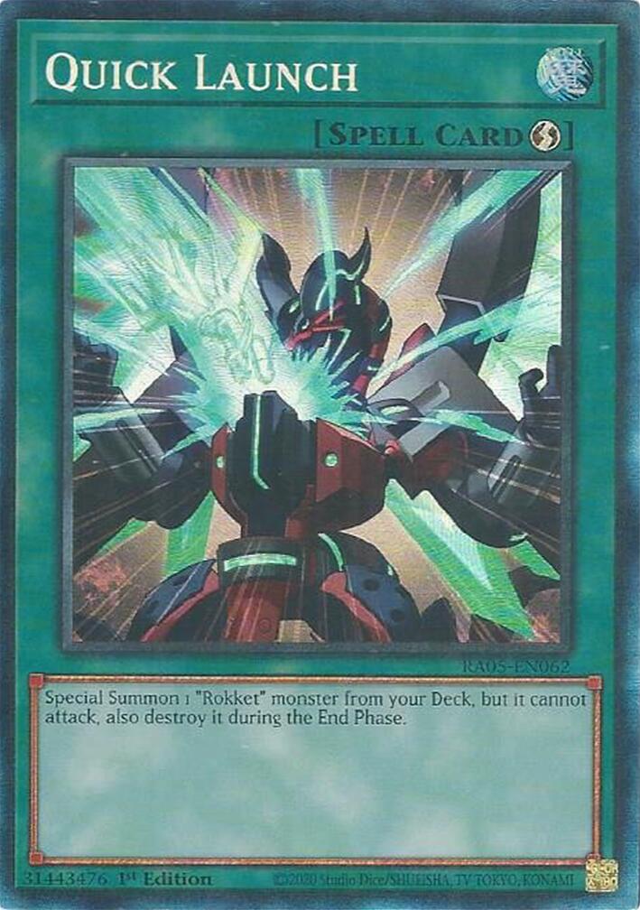 Quick Launch (Collector's Rare) [RA05-EN062] Collector's Rare | Exor Games Bridgewater