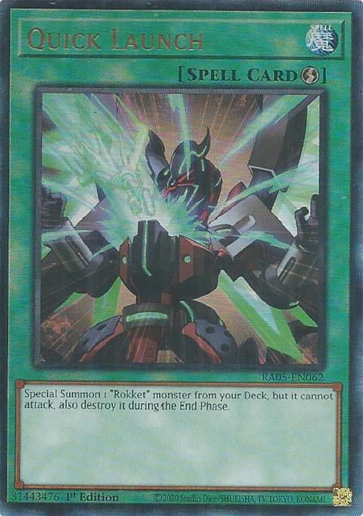 Quick Launch (Ultimate Rare) [RA05-EN062] Ultimate Rare | Exor Games Bridgewater