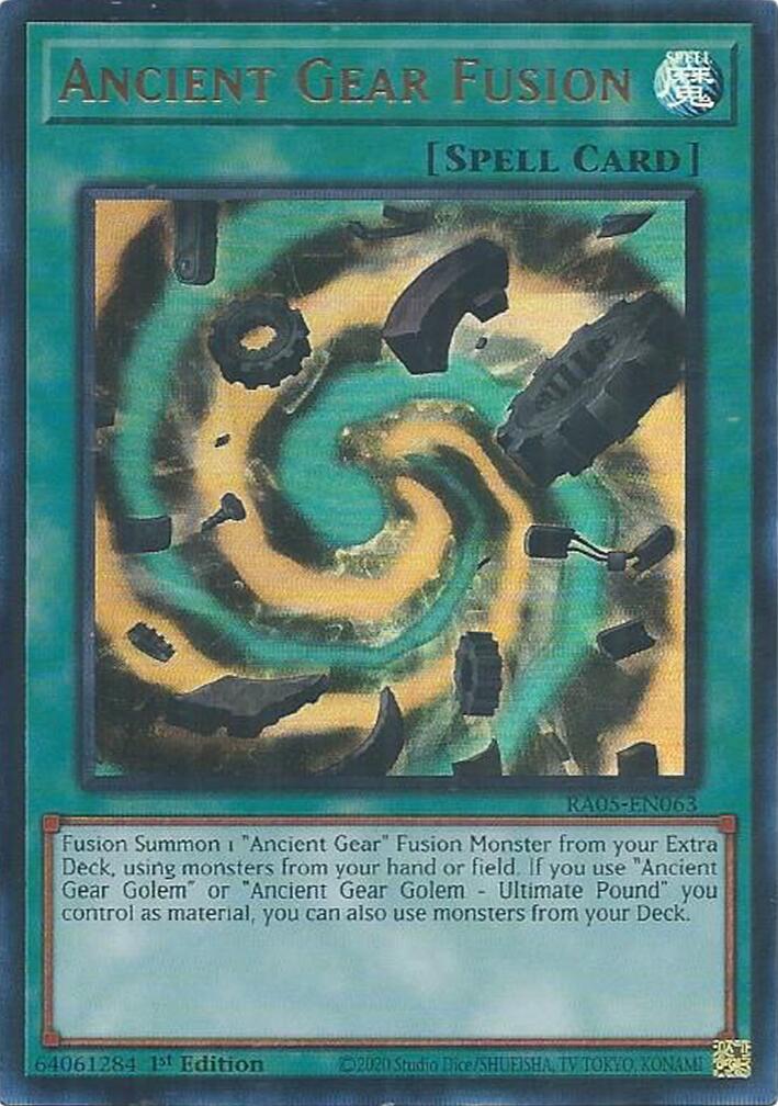 Ancient Gear Fusion (Ultra Rare) [RA05-EN063] Ultra Rare | Exor Games Bridgewater