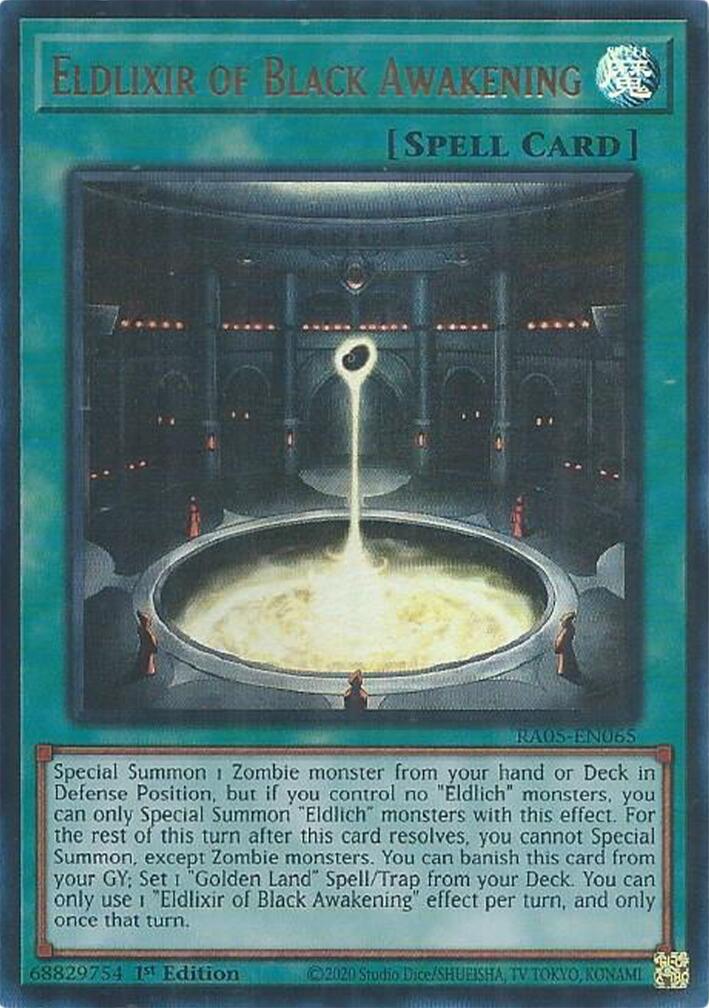 Eldlixir of Black Awakening (Ultra Rare) [RA05-EN065] Ultra Rare | Exor Games Bridgewater