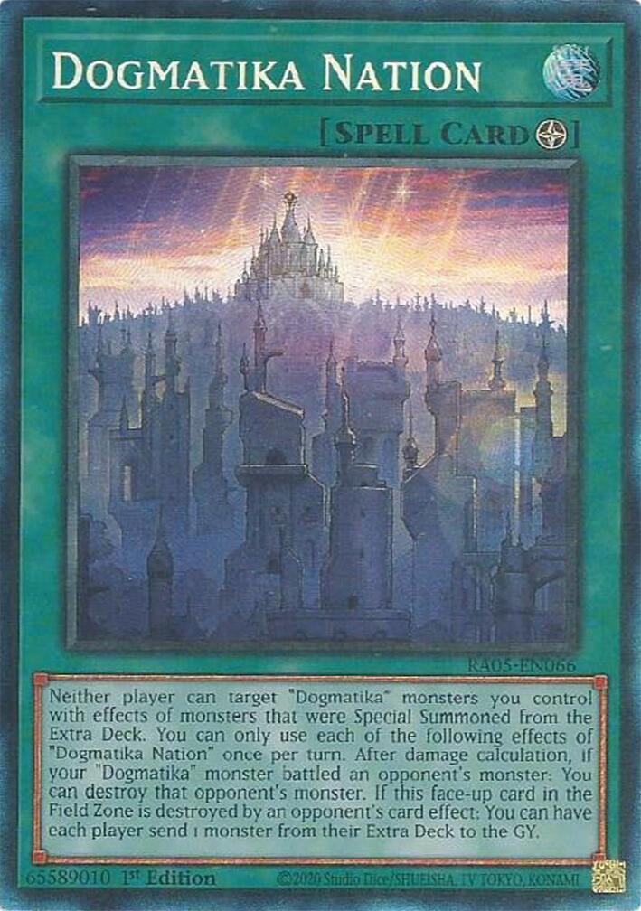 Dogmatika Nation (Collector's Rare) [RA05-EN066] Collector's Rare | Exor Games Bridgewater