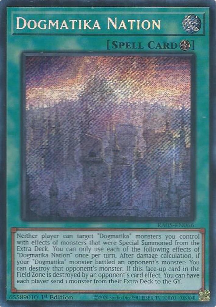 Dogmatika Nation (Secret Rare) [RA05-EN066] Secret Rare | Exor Games Bridgewater