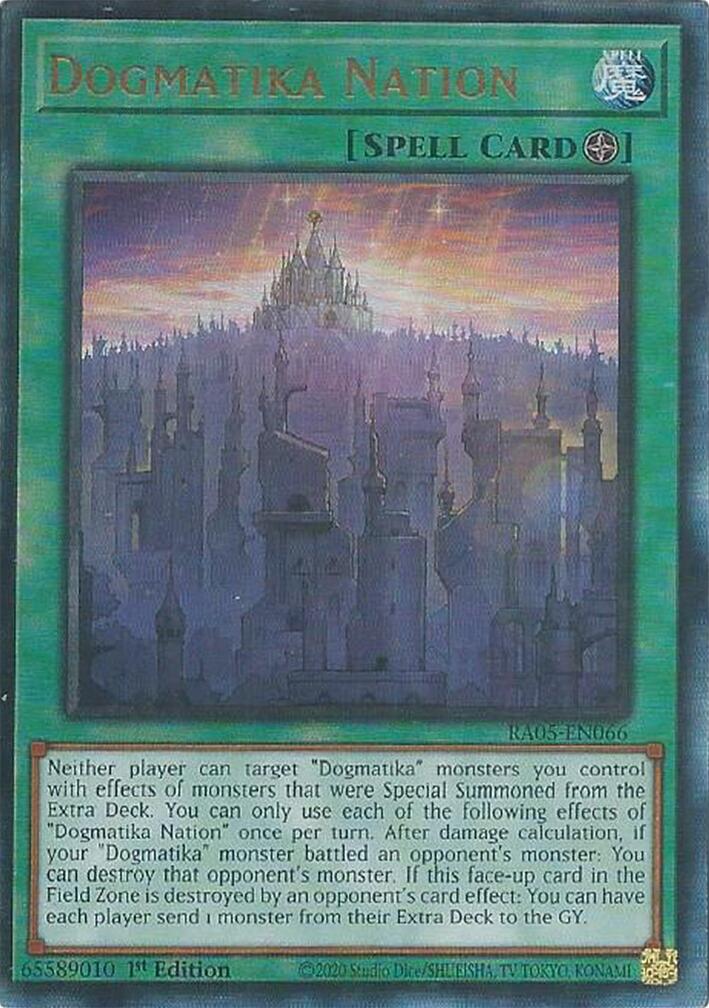 Dogmatika Nation (Ultimate Rare) [RA05-EN066] Ultimate Rare | Exor Games Bridgewater