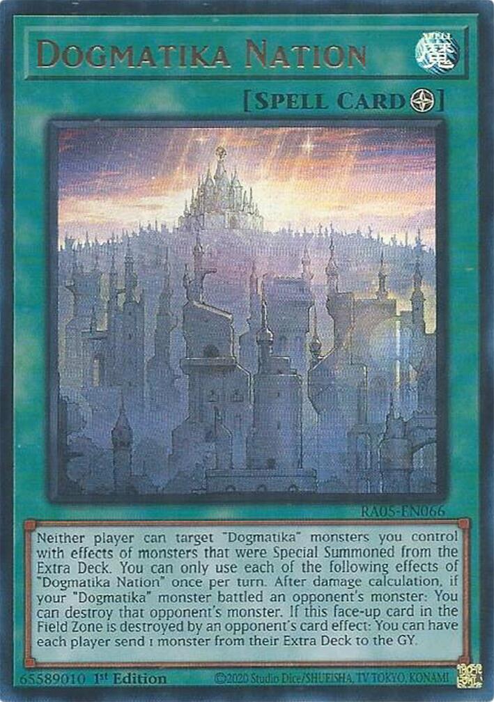 Dogmatika Nation (Ultra Rare) [RA05-EN066] Ultra Rare | Exor Games Bridgewater