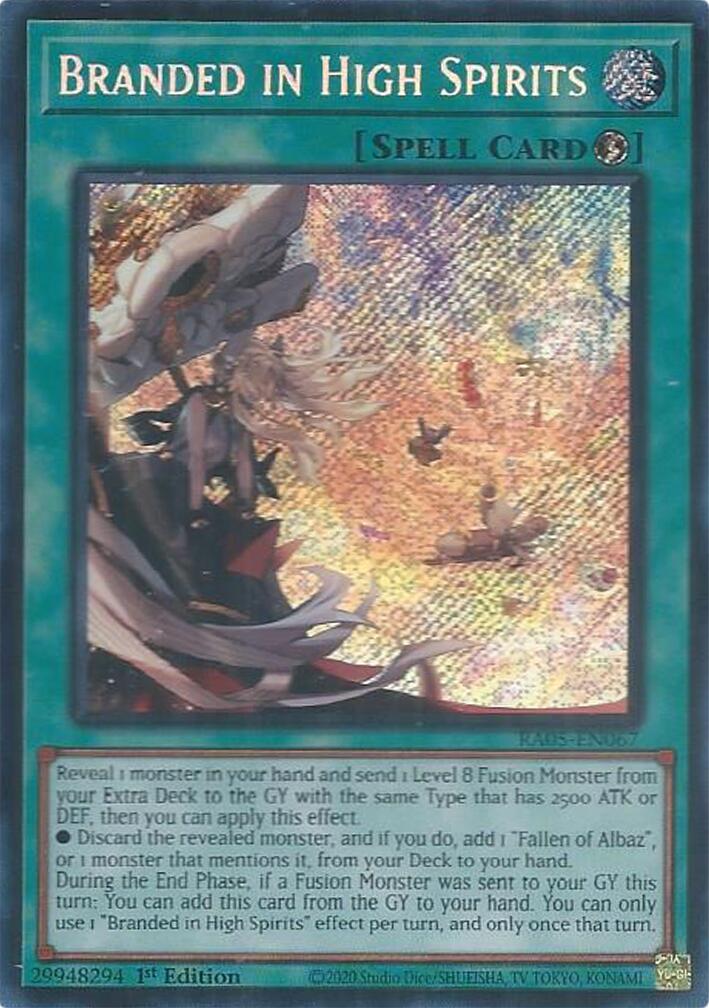 Branded in High Spirits (Secret Rare) [RA05-EN067] Secret Rare | Exor Games Bridgewater
