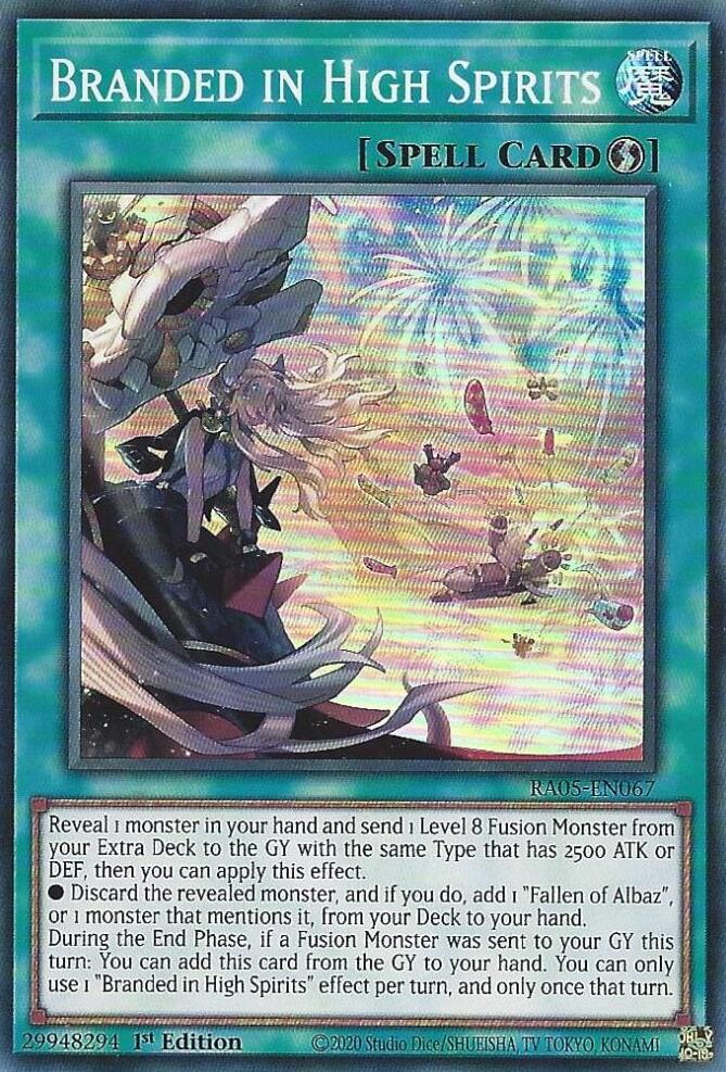 Branded in High Spirits [RA05-EN067] Super Rare | Exor Games Bridgewater
