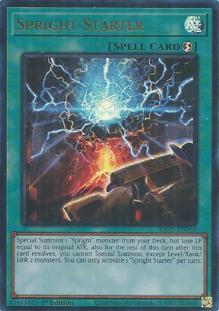 Spright Starter (Ultra Rare) [RA05-EN068] Ultra Rare | Exor Games Bridgewater