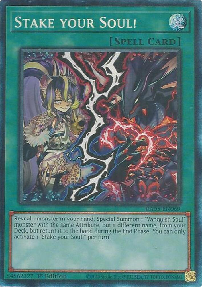 Stake your Soul! (Collector's Rare) [RA05-EN069] Collector's Rare | Exor Games Bridgewater