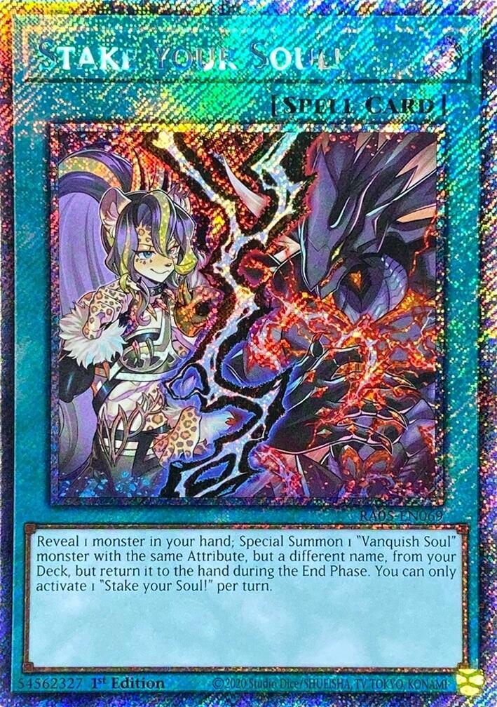 Stake your Soul! (Platinum Secret Rare) [RA05-EN069] Platinum Secret Rare | Exor Games Bridgewater