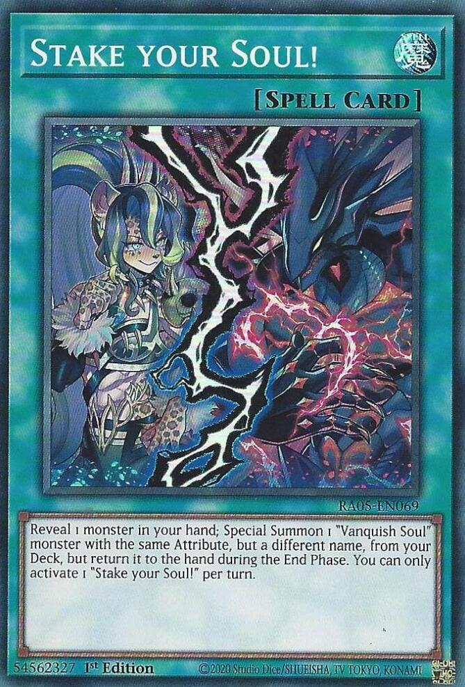 Stake your Soul! [RA05-EN069] Super Rare | Exor Games Bridgewater