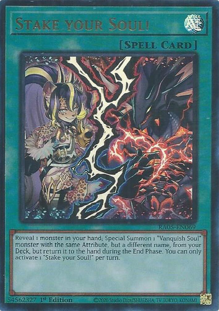 Stake your Soul! (Ultra Rare) [RA05-EN069] Ultra Rare | Exor Games Bridgewater