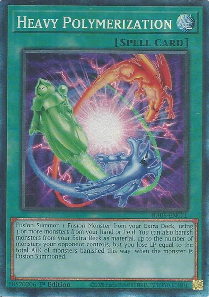 Heavy Polymerization (Collector's Rare) [RA05-EN071] Collector's Rare | Exor Games Bridgewater