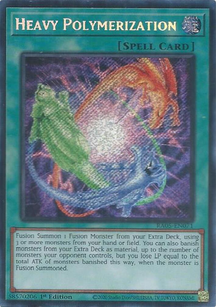 Heavy Polymerization (Secret Rare) [RA05-EN071] Secret Rare | Exor Games Bridgewater