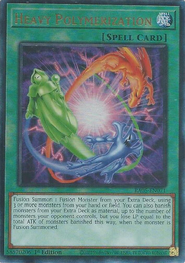Heavy Polymerization (Ultimate Rare) [RA05-EN071] Ultimate Rare | Exor Games Bridgewater