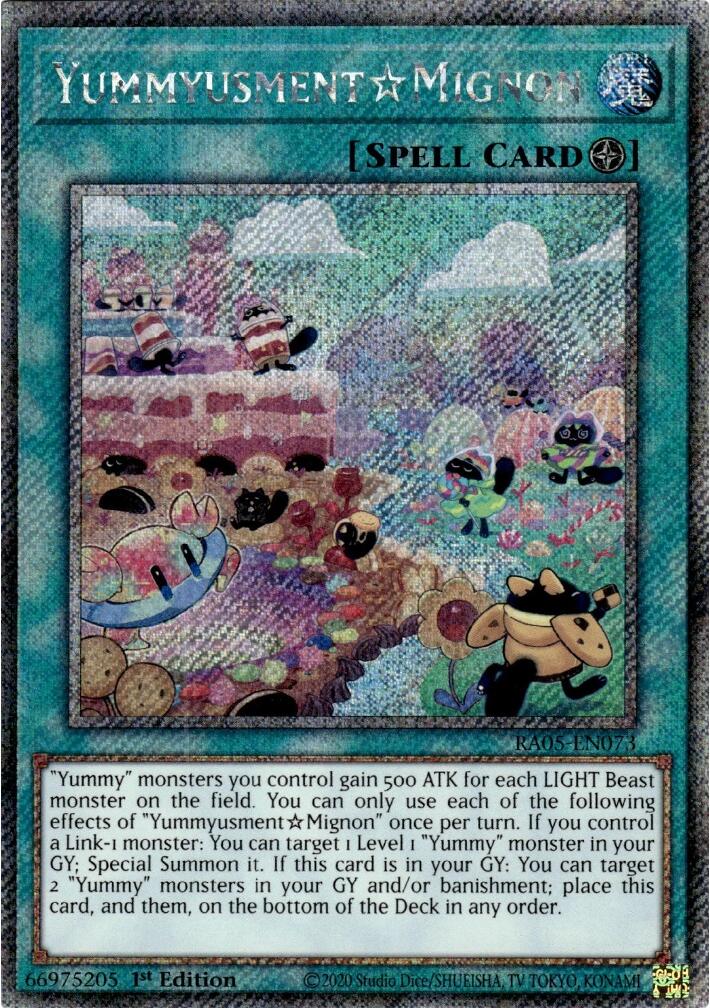 YummyusmentAcroquey (Platinum Secret Rare) [RA05-EN073] Platinum Secret Rare | Exor Games Bridgewater