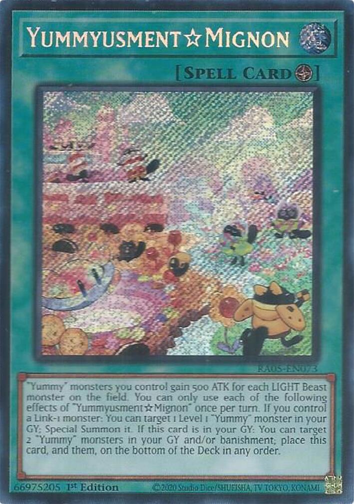 YummyusmentAcroquey (Secret Rare) [RA05-EN073] Secret Rare | Exor Games Bridgewater