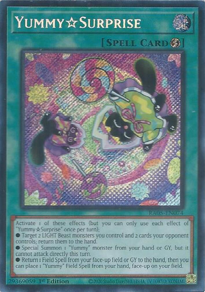 YummySurprise (Secret Rare) [RA05-EN074] Secret Rare | Exor Games Bridgewater