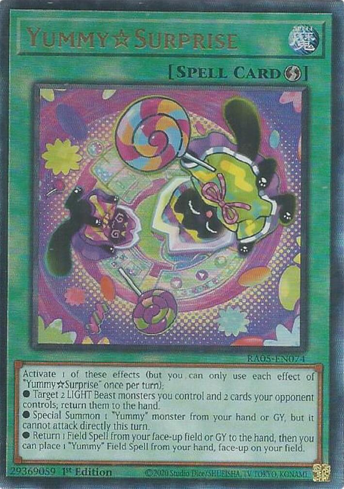 YummySurprise (Ultimate Rare) [RA05-EN074] Ultimate Rare | Exor Games Bridgewater