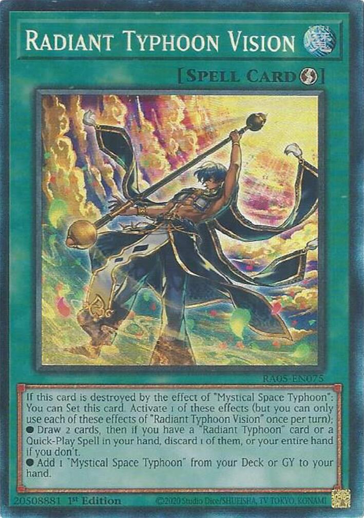 Radiant Typhoon Vision (Collector's Rare) [RA05-EN075] Collector's Rare | Exor Games Bridgewater