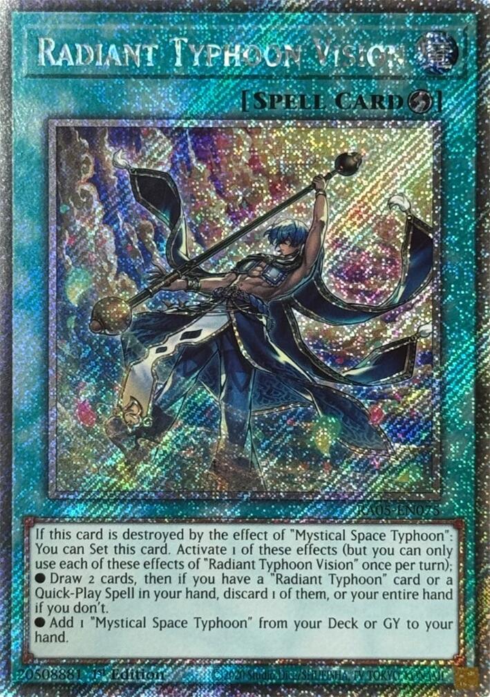 Radiant Typhoon Vision (Platinum Secret Rare) [RA05-EN075] Platinum Secret Rare | Exor Games Bridgewater