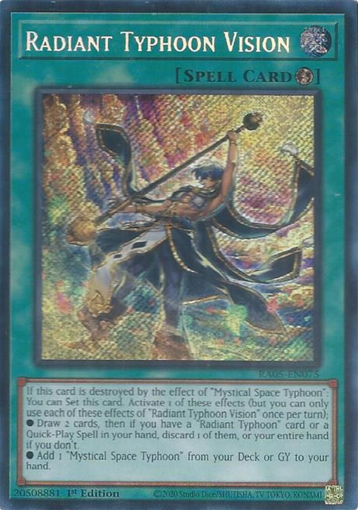 Radiant Typhoon Vision (Secret Rare) [RA05-EN075] Secret Rare | Exor Games Bridgewater