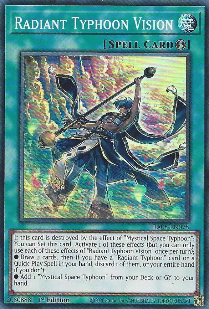 Radiant Typhoon Vision [RA05-EN075] Super Rare | Exor Games Bridgewater