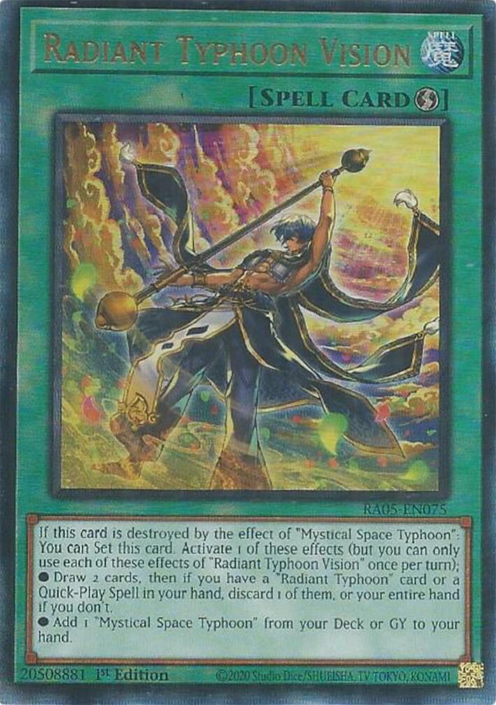 Radiant Typhoon Vision (Ultimate Rare) [RA05-EN075] Ultimate Rare | Exor Games Bridgewater