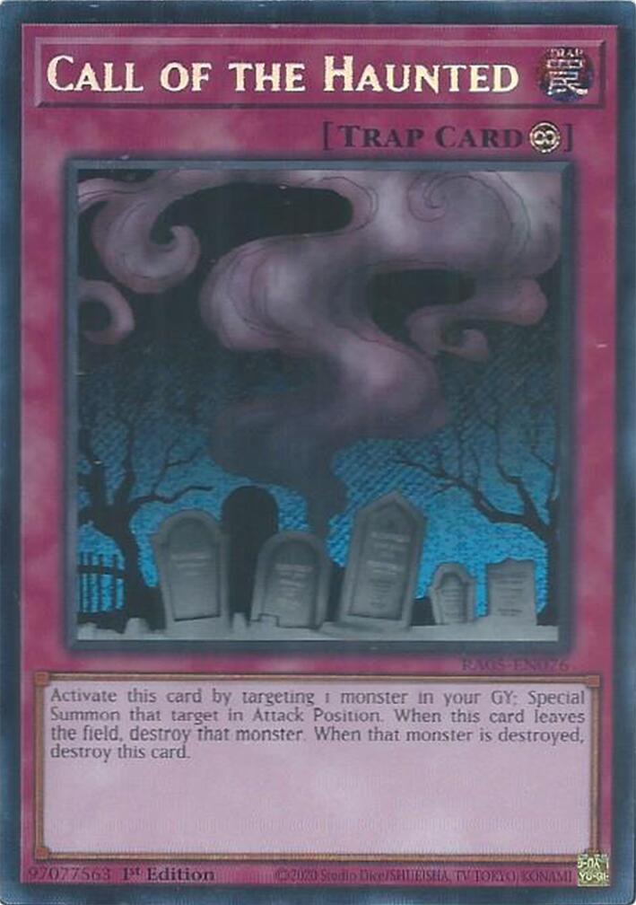 Call of the Haunted (Secret Rare) [RA05-EN076] Secret Rare | Exor Games Bridgewater