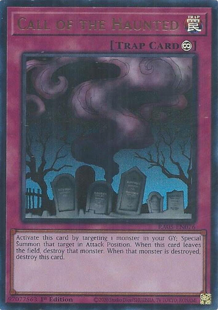 Call of the Haunted (Ultra Rare) [RA05-EN076] Ultra Rare | Exor Games Bridgewater