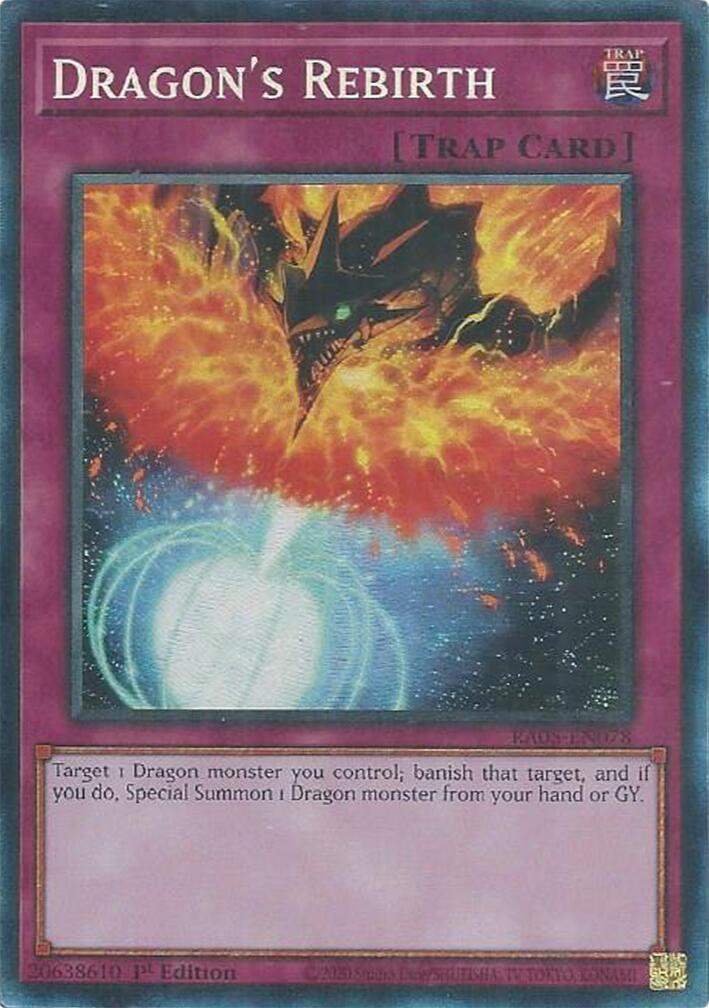 Dragon's Rebirth (Collector's Rare) [RA05-EN078] Collector's Rare | Exor Games Bridgewater