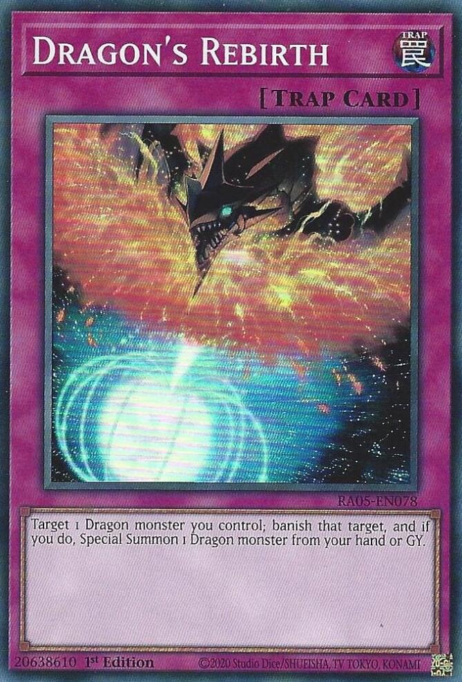 Dragon's Rebirth [RA05-EN078] Super Rare | Exor Games Bridgewater