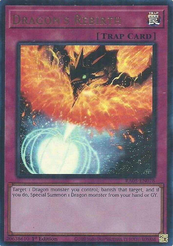Dragon's Rebirth (Ultra Rare) [RA05-EN078] Ultra Rare | Exor Games Bridgewater