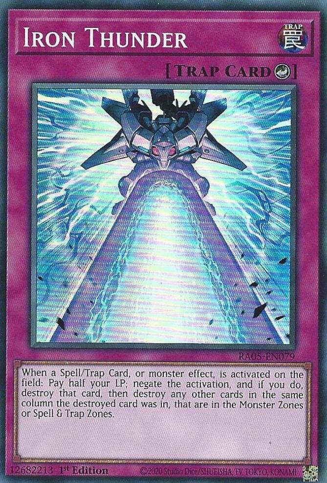 Iron Thunder [RA05-EN079] Super Rare | Exor Games Bridgewater