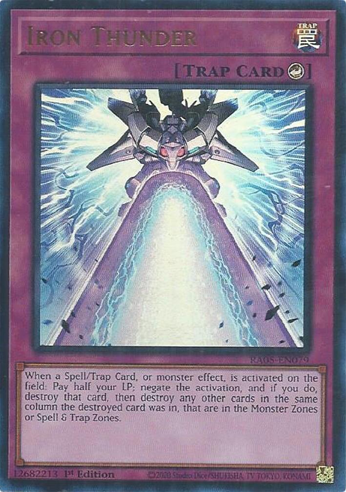 Iron Thunder (Ultra Rare) [RA05-EN079] Ultra Rare | Exor Games Bridgewater