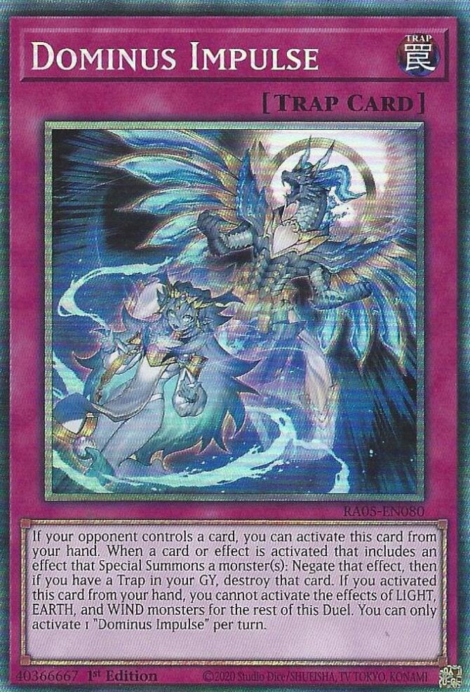 Dominus Impulse (Collector's Rare) [RA05-EN080] Collector's Rare | Exor Games Bridgewater