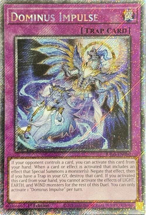 Dominus Impulse (Platinum Secret Rare) [RA05-EN080] Platinum Secret Rare | Exor Games Bridgewater