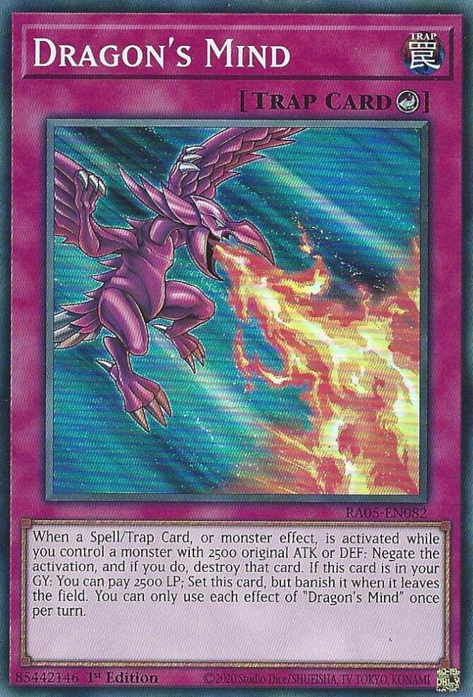 Dragon's Mind [RA05-EN082] Super Rare | Exor Games Bridgewater