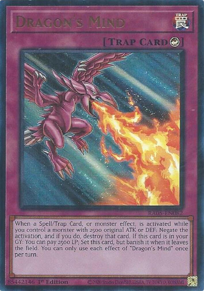 Dragon's Mind (Ultra Rare) [RA05-EN082] Ultra Rare | Exor Games Bridgewater